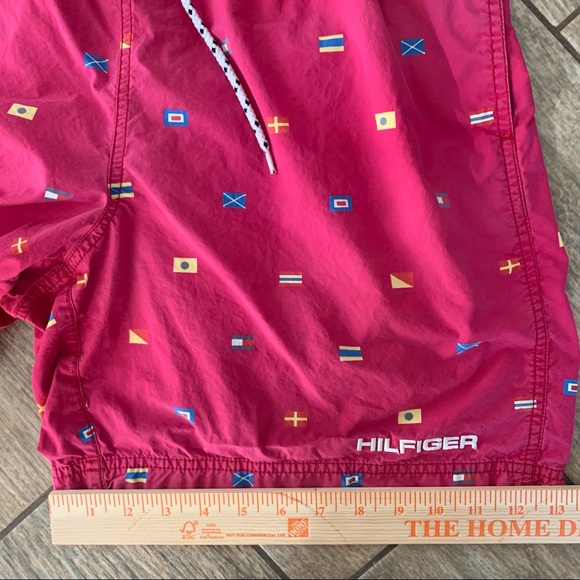 Vintage Tommy Hilfiger nautical flag swim trunks - Picture 9 of 9